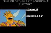 There’s a lady who’s sure all that glitters is gold… GILDED AGE OF AMERICAN HISTORY chapter 8 sections 1 & 2 When is the GILDED AGE? •End of the Civil War until end of century