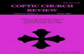 COPTIC CHURCH REVIEW · 2017-04-08 · Society of Coptic Church Studies ISSN 0273-3269 ... “Coptic Orthodox Church,” in the Encyclopedia of Contemporary American ... Macmillan