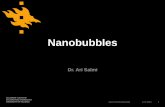 Nanobubbles - Electronics Research Laboratoryelectronics.physics.helsinki.fi/.../uploads/2014/01/nanobubbles.pdf · •DNA-loaded 280 nm chitosan nanobubbles 14.2.2014 35 Nanobubble-based