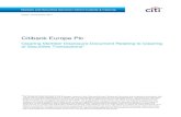 Citibank Europe Plc · Citibank Europe Plc Clearing Member Disclosure Document Relating to Clearing of Securities Transactions1 ... As the principal to the CCP, ...