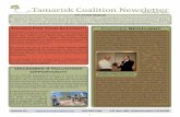 Tamarisk Coalition Newsletter - riversedgewest.org · Jesse Lanci - Restoraton Technician. Christy Duncan - Business Administrator. Michele Rohrbach - Bookkeeper. Tamarisk Coalition