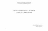 Clinical Laboratory Science Program Handbook · CYTOGENETICS CONCENTRATION ... Student learning theory, reflective practice, ... Clinical Laboratory Science Program Handbook .