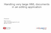 Handling very large XML documents in an editing applicationarchive.xmlprague.cz/2018/files/presentations/presentation.pdf · Handling very large XML documents in an editing application