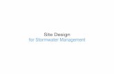 Site Design ffor Stormwater Managementor Stormwater Management · Site overview AA quick site overview can identify a number quick site overview can identify a number oof potential