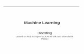 Machine Learningddowney/courses/349_Spring2018/lectures/... · always generate better-than-random rules • Can you get rich? ... • Combine all rules-of-thumb • Expert could be