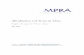 Globalization and Terror in Africa · This study examines the role of globalization on terrorism in 51 African countries for the ... endemic corruption, ... The definition of terrorism