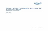 Intel Xeon Processor E3-1200 v2 Product Family · Intel® Xeon® Processor E3-1200 v2 Product Family Datasheet – Volume 1 of 2 ... chipset, BIOS, ... 3.6 Security and Cryptography