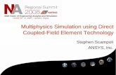 Multiphysics Simulation using Direct Coupled-Field … · Multiphysics Simulation using Direct Coupled-Field Element Technology Stephen Scampoli ANSYS, Inc. NAFEMS 2020 ... • A
