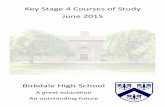 Key Stage 4 ourses of Study June 2015 - Home | … Booklet 2015.pdf · Key Stage 4 ourses of Study June 2015 ... Thursday 26th February 4:00 pm ... If a subject is over-subscribed