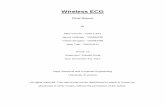 Wireless ECG - Electrical engineeringelec399/projects.../WirelessECGfinalReport.pdf · Wireless ECG Final Report By Mike Chester - V00711672 ... 2.0 Project Overview ... smartphone