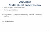 AGA5802 Multi-object spectroscopyjorge/aga5802/2017_17_mos.pdfAGA5802 Multi-object spectroscopy •Multi-object spectrographs •Some applications Bibliography: To Measure the Sky,