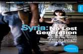 Syria: No Lost Generation - mcdowellstatistics.weebly.commcdowellstatistics.weebly.com/uploads/2/6/7/6/26765014/6.sp.5... · called for President Bashar al-Assad to step down. ...