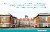 Statutory List of Buildings of Special Architectural or ...f9f18216-38ae-46f3-8aea... · Statutory List of Buildings of Special Architectural or ... Brent Street Penfold ... Statutory