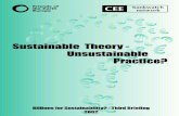 Sustainable Theory - Unsustainable Practice? .Sustainable Theory - Unsustainable Practice? Billions