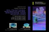 OIL PAINTINGS, WATERCOLOURS, DRAWINGS AND MINIATURES · OIL PAINTINGS, WATERCOLOURS, DRAWINGS AND MINIATURES Commencing not before 2.30pm ... bodycolour and watercolour possibly over