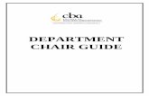 DEPARTMENT CHAIR GUIDE - csulb.edu · Office Hours ... CSULB CBA | Department Chair Guide ... with a list of faculty eligible to apply for sabbatical leave in the coming year. Faculty
