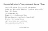 Chapter 3: Dielectric Waveguides and Optical Fibersstaff.uny.ac.id/sites/default/files/3. Dielectric waveguide and... · Chinese University of Hong Kong from 1987 to 1996. ... light-carrying