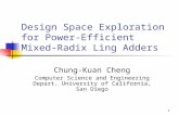Optimizing Parallel Prefix Adders using Integer Linear …cseweb.ucsd.edu/~kuan/talk/arith_adder.ppt · PPT file · Web view2009-06-07 · Design Space Exploration for Power-Efficient