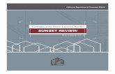 SUNSET REVIEW - California Contractors State … of Consumer Affairs, Consumer Information Division, 1625 North Market Blvd., Suite N. 112, Sacramento, CA 95834 November 1, 2014 The