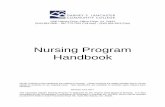 Nursing Program Handbook - Home | Dabney S. …€¦ · Nursing Program Handbook 4 Nursing Department Mission ... NUR 245 Maternal/Newborn Nursing 3 ... NSG 211 - Health Care