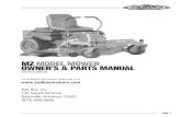 MZ MODEL MOWER OWNER’S & PARTS MANUAL - Bad Boy Mowers · MZ MODEL MOWER OWNER’S & PARTS MANUAL ... 6.12 On all Bad Boy ZT and MZ Models, ... oil and filters needs to occur every