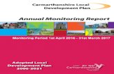 Carmarthenshire County Council · Carmarthenshire County Council ... Traveller Accommodation Assessment has been undertaken to identify if ... within the C1 or C2 flood zones as identified