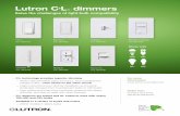 Lutron C.L dimmers - Colonial Electric Supply .Diva ® C•L dimmer ... for movie watching (living