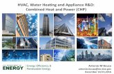 HVAC, Water Heating and Appliance R&D: … · HVAC, Water Heating and Appliance ... 2030 heating energy efficiency for commercial buildings projected ... building-integrated electrical