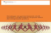 Strategy on government-civil society cooperation in … · Economic Cooperation and Development (BMZ) ... gic framework for cooperation between the ... Strategy on government-civil
