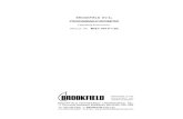 BROOKFIELD DV-II+ PROGRAMMABLE … · Brookfield Engineering Labs., Inc.Page 1 Manual No. M/97-164-F1 102 BROOKFIELD DV-II+ PROGRAMMABLE VISCOMETER Operating Instructions Manual No.