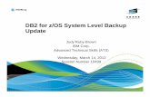 DB2 for z/OS System Level Backup Update - SHARE · DB2 for z/OS System Level Backup Update Judy Ruby-Brown ... • FRBACKUP keyword ... • Replaced manual steps to obtain a consistent