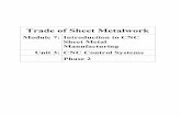 Trade of Sheet Metalwork - eCollegelocal.ecollege.ie/Content/APPRENTICE/liu/sheetmetal_notes/module7... · Trade of Sheet Metalwork Module 7: Introduction to CNC ... Rk Range of NC