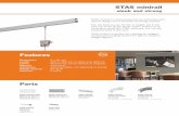 Features - STAS picture hanging systemsproduct.stasgroup.com/media/Productenpagina/... · STAS minirail is perfect for creating an elegant, unobtrusive hanging system for light to