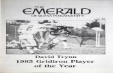 1985 Gridiron Player of the Year - Enivation · 1985 Gridiron Player of the Year . ... operations. I would like to address the ... Two Sigma Pi seniors were key