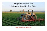 Opportunities for Internal Audit - for CA’s · Favourable Govt Schemes and Policies ... Mother Dairy,Nestle, Parag , Prakash , ... involves a continuous and critical appraisal of