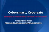 AASLcybersafety Chat with us here! · Chat with us here! . Find us on Twitter! ... the same number have engaged in cyber bullying.