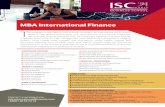 MBA International Finance T - ISC Parisiscparis.com/.../2017/MBA-International-Finance-ISC-Paris-Business... · with a strong financial exposure such as investment banking or project