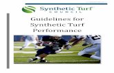 Guidelines for Synthetic Turf Performance - … · cal and player feedback. ... The STC Guidelines for Synthetic Turf Performance are voluntary. This document does not, in any way,
