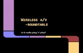 ROUNDTABLE WIRELESS A V - 25 Years of STC! · STC-2014 B.Y.O. DEVICE-Beth Fellendorf - University at Buffalo-Bill Meyers ... transmission from player device or camera to HDTV or HDMI