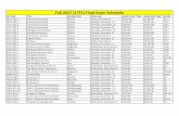 Fall 2017 (17FL) Final Exam Schedule - Jefferson · AHIST-305-3 Hist 3: ... Fall 2017 (17FL) Final Exam Schedule. ... CMGT-410-1 Heavy Construction Prin & Prac Keeter Monday, ...