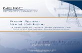Power System Model Validation - nerc.com Validation Working Group MVWG/M… · NERC White Paper ii Power System Model Validation December 2010 Abstract Models form the basis for most
