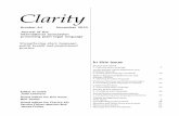 Clarity , no. 64, p. 5 - Clarity International · Dr Neil James and Eamonn Moran 7.Strengthening plain language institutions 54 Clarity and general news This issue 3 Contributing