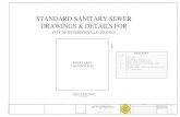 STANDARD SANITARY SEWER DRAWINGS & DETAILS FOR · standard sanitary sewer drawings & details for city of jeffersonville, indiana sheet index location map not to scale insert area