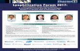 Lyophilization Forum 2017 - Pharma-Ed Resources, Inc.· Lyophilization Forum 2017: ... With the global