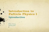 Introduction to Particle Physics I · Introduction to Particle Physics I ... PDF-VERSIONS OF ... atom physics nuclear physics particle physics