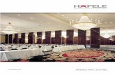 MOVABLE WALL SYSTEMS - Furniture fittings, …hafele.com/id/en/documents/HRI-Parthos_Movable_Walls_Lowres2.pdf · Plaza Athene Hotel, Bangkok, ... Grand Heritage, Pattaya, Thailand