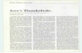 Jove's thunderbolts. - Cornell College · Jove's Thunderbolts ... yield results of great scientific value to be sure, they said, but viewers shouldn't ex- ... nuclear weapons combined.