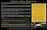 Minor Key Soloing - nextlevelguitar.com key solo theory PDF... · When soloing/improvising there are TWO CHOICES: 1. Solo with what “relates to all” – use the same scale or