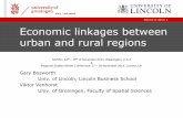 Date 15-11-2014 | 1 Economic linkages between urban and ... · Date 15-11-2014 | 1 Economic linkages between urban and rural regions Gary Bosworth Univ. of Lincoln, Lincoln Business