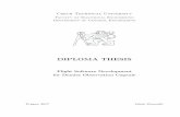 DIPLOMA THESIS - cvut.cz · Czech Technical University Faculty of Electrical Engineering Department of Control Engineering DIPLOMA THESIS Flight Software Development for …